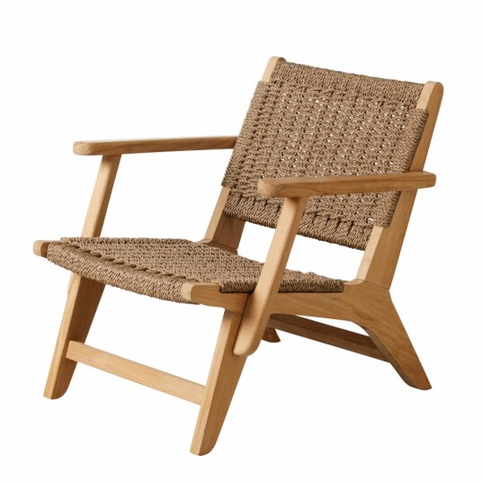 Eya utendørs loungestol | Teak | Cinas Eya utendørs loungestol | Teak | Cinas