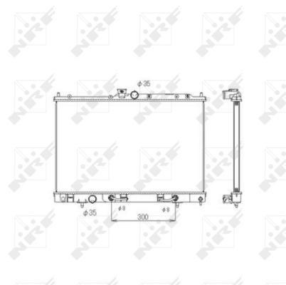 Radiator NRF 53594 Radiator NRF 53594