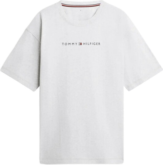 Tommy Hilfiger Ss Tee Cont. Logo Grey M