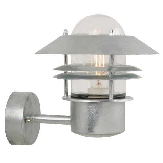 Nordlux Blokhus Up Vegglampe Galvanised