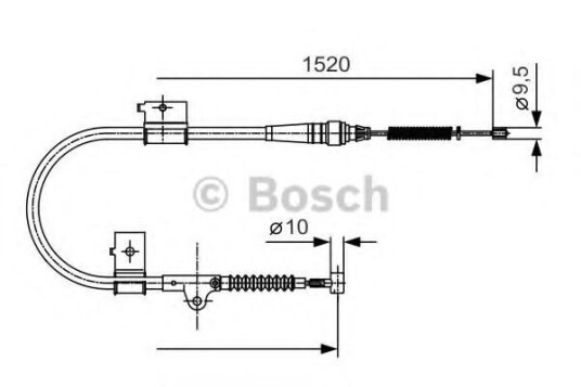 Bremsewire BOSCH 1 987 482 051