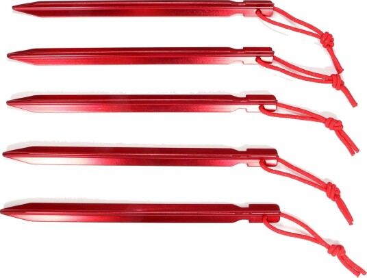 Basicnature teltutstyr Y Stake Teltplugg Aluminium 18 cm
