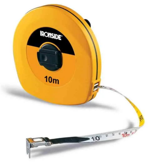 Ironside Målebånd glassfiber Glassfiber 10mx13 mm Ironside Målebånd glassfiber Glassfiber 10mx13 mm