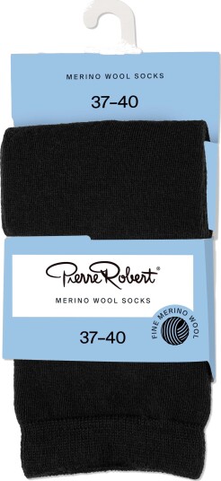 Pierre Robert Merino Wool Socks Black 37 40