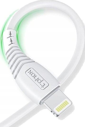Usb T-Phox Usb-A Til Lightning-Kabel 1,2 M Svart