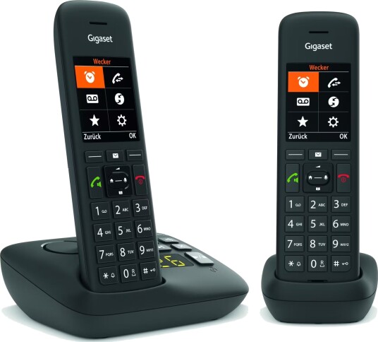 Gigaset C575A Duo trådløs bordtelefon Svart Gigaset C575A Duo trådløs bordtelefon Svart
