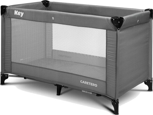 Caretero Key Reiseseng 120x60 cm Maks 15 kg Grafitt/Grå