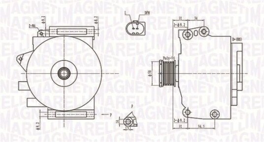 Dynamo MAGNETI MARELLI 063731764010