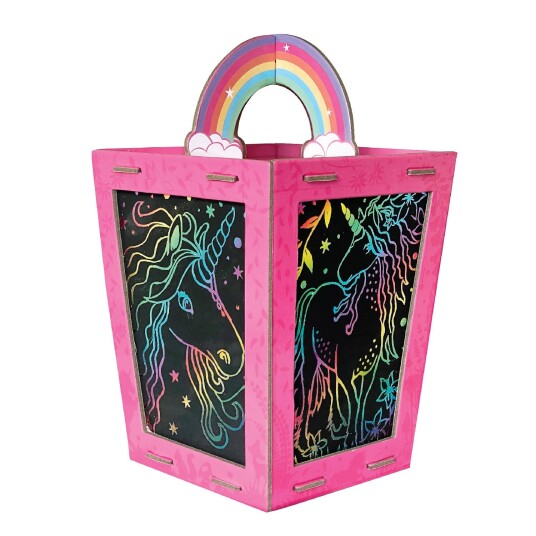 BOX CANDIY Scratch Art Lantern Totally Twilight Unicorns BC-1923