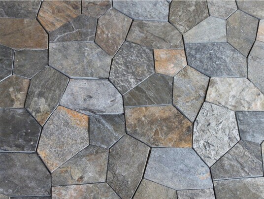 Golden Grey Skiferbrudd På Nett 30x60