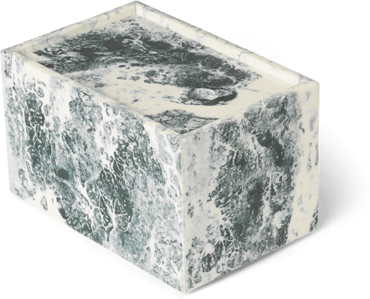 Ferm Living Mist oppbevaringsboks 10x15 cm Emerald off white Ferm Living Mist oppbevaringsboks 10x15 cm Emerald off white