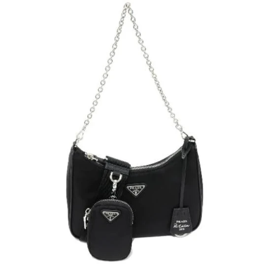 Prada Vintage Dame Svart
