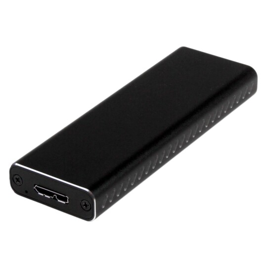 StarTech M.2 SATA Ekstern SSD Kabinett med USB 3.0 UASP Aluminium Svart