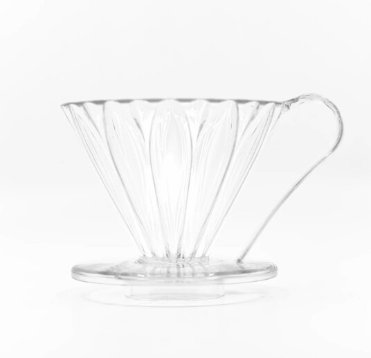 Cafec Triton Flower Dripper - 02 (2-4 cups) , Clear