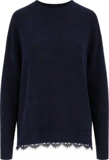 Ermanno Scervino Dame Strikkevarer Blå XS,