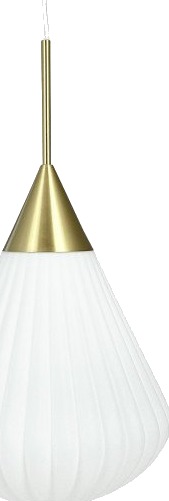 Dyberg Larsen Taklampe Stor Opal/ Messing