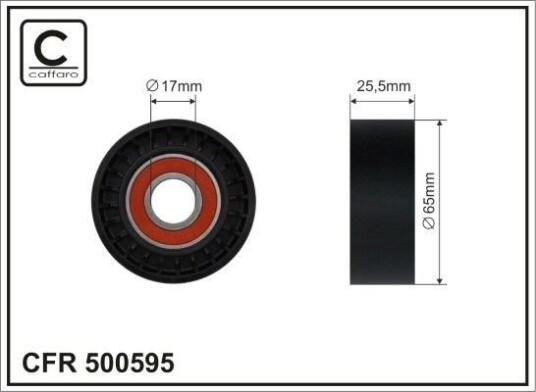 CAFFARO 500595 Strammehjul, kilerem