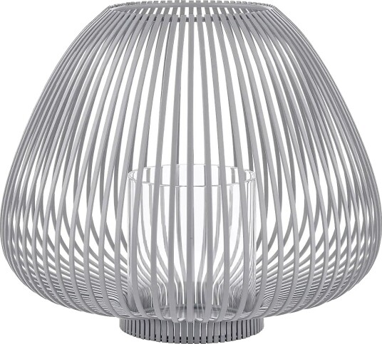 Blomus Lantern M   Ø 31,5 X 30 Cm   Lyva   Steel Grey   White   Ø 31CM