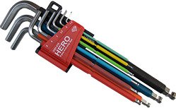 Hero-Tools Unbrakonøkkelsett mm 9 Deler Hero-Tools Unbrakonøkkelsett mm 9 Deler