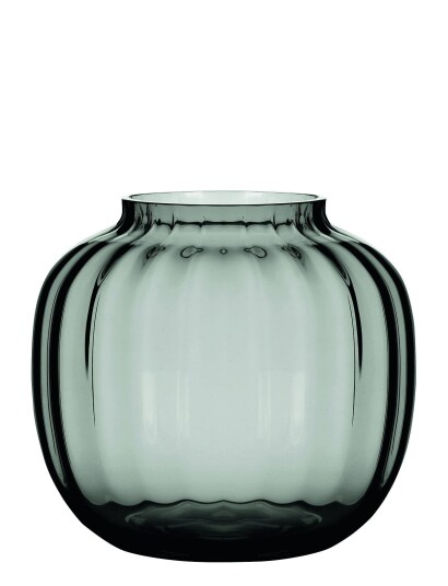 Holmegaard Primula Vase H12,5 Grey SMOKE H2CM