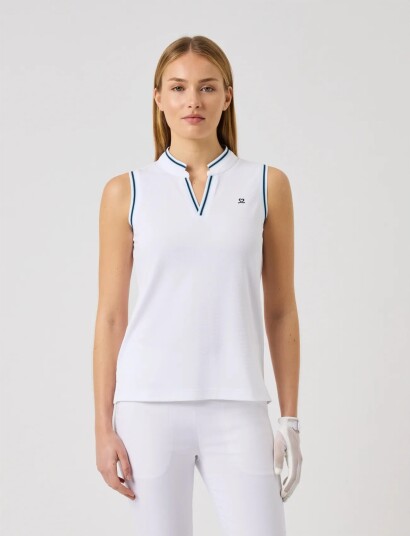 Daily Sports Round Neck Sl Polo Shirt White XXL