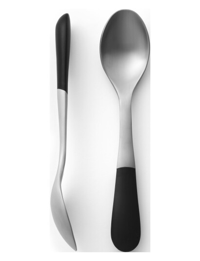 Design House Stockholm Stockholm Am Tee Spoon 2 Pcs Set - Silver - ONE SIZE