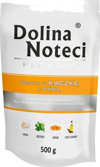 Dolina Noteci Våtfôr Premium I Fyldig And Med Gresskar 10 X 500 G