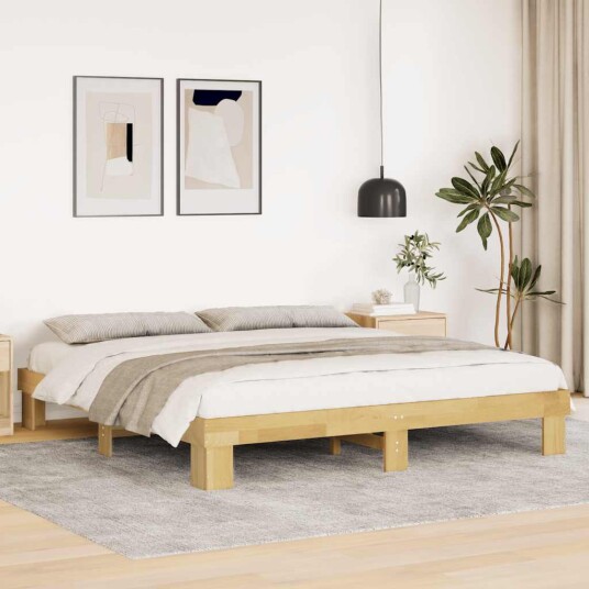 Sengeramme uten Madrass 180x200 cm Heltre Eik 8721158628503