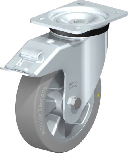 Blickle 852494 Lk-Alth 180K-Fi-As Styrehjul Med Brems Hjul Ø 180 Mm Bæreevne Maks. 600 Kg 1 Stk
