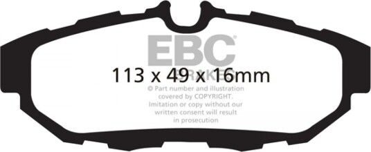 EBC Brakes DP41870R Bremseklosser