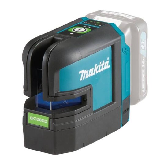 Makita Kryss- Og Punktlaser Cxt® Grønn 12v Max, 35 M, Grønn