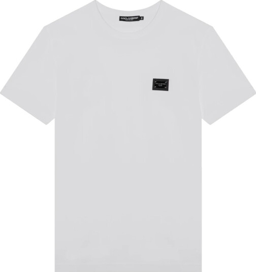Dolce & Gabbana Herre Topper Hvit L,
