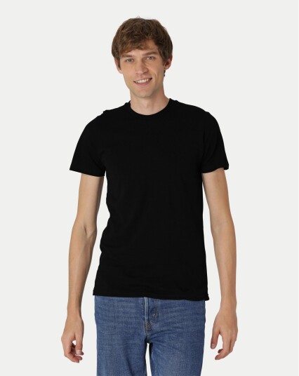 Neutral Organic   Mens Fitted T shirt Svart