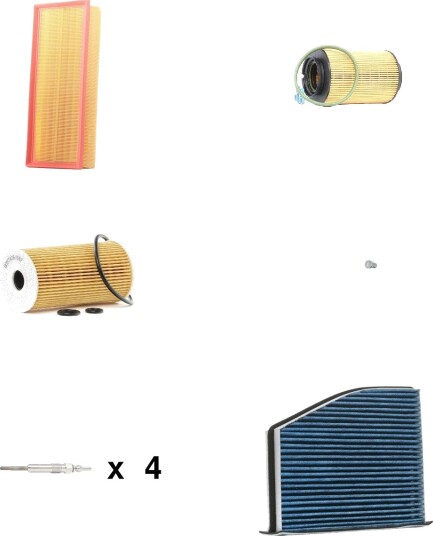 Servicepakke RIDEX 4682P11196
