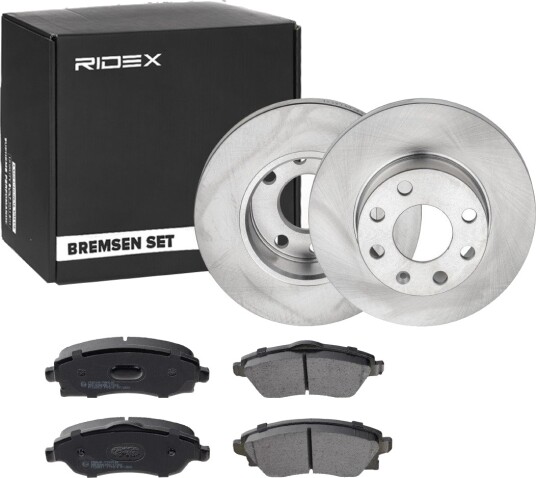 Bremseskiver og -klosser RIDEX 3405B1567