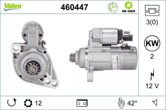 Starter VALEO 460447 Starter VALEO 460447