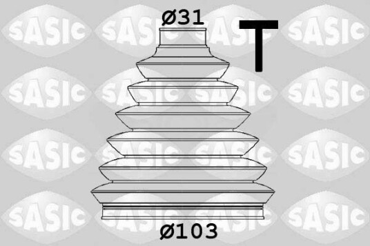 Sasic Mansjett drivaksel SASIC 1906153