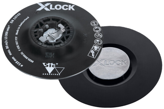 Bakplate for fiberplate ø125 X-Lock, myk