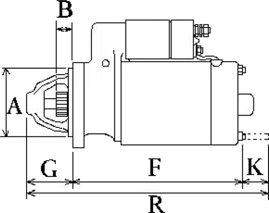 HC Cargo F 032 116 754 Starter