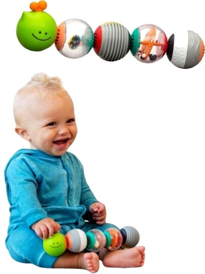 Bkids Infantino Larve Aktivitetsleke Med 5 Lekeballer