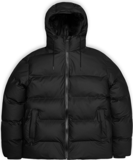 Rains Unisex Alta Puffer Jacket L Black Rains Unisex Alta Puffer Jacket L Black