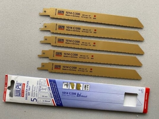 Plastpinner/Pjukleliai Wilpu 135/150 5 Stk. 180 Mm 1014C/200