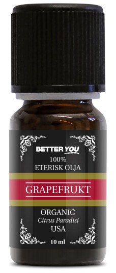Better You EKO Eterisk Grapefruktolja 10 ml Better You EKO Eterisk Grapefruktolja 10 ml