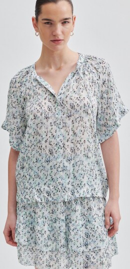 Second Female Elle Shirt Blue S