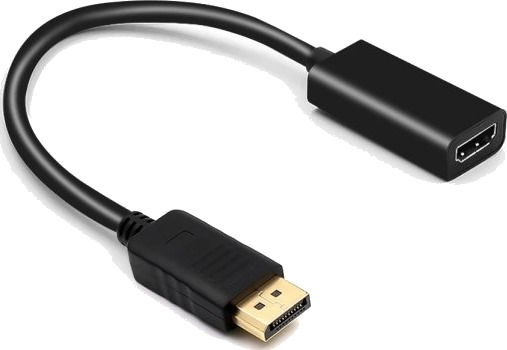 Montis Adapter Displayport V1.4 – Hdmi V2.0 Mt068 0,2 M Displayport Hdmi Hankjønn Hunkjønn Sort