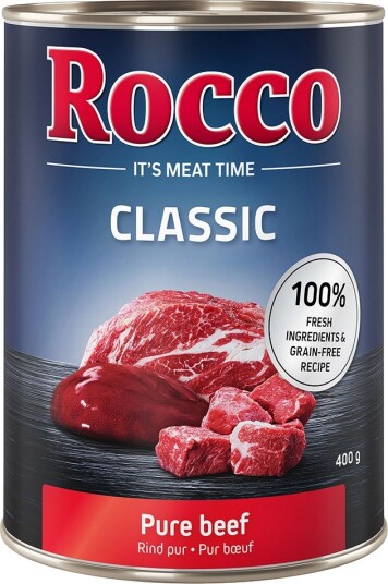 Rocco Våtfôr Classic Rent Storfekjøtt 24 X 400 G