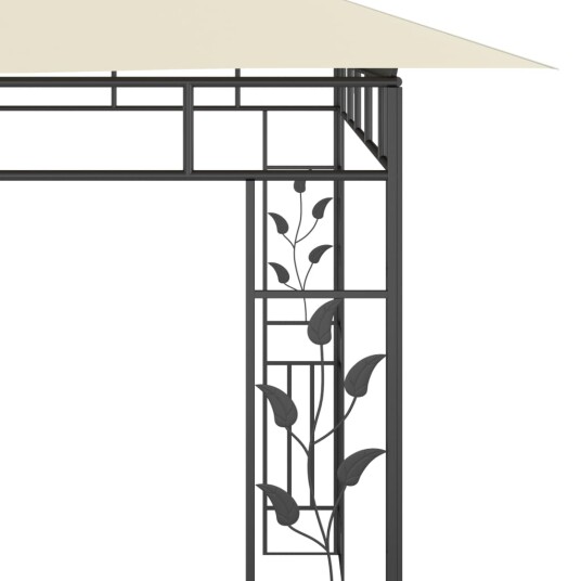 vidaXL Paviljong med myggnett 6x3x2,73 m kremhvit vidaXL Paviljong med myggnett 6x3x2,73 m kremhvit