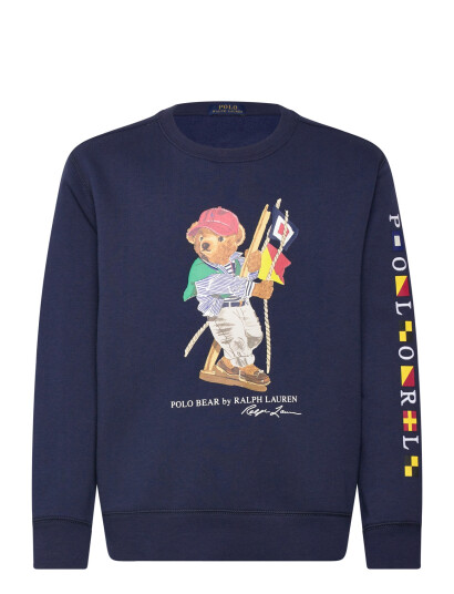 Ralph Lauren Kids Polo Bear Fleece Sweatshirt Navy 150 161