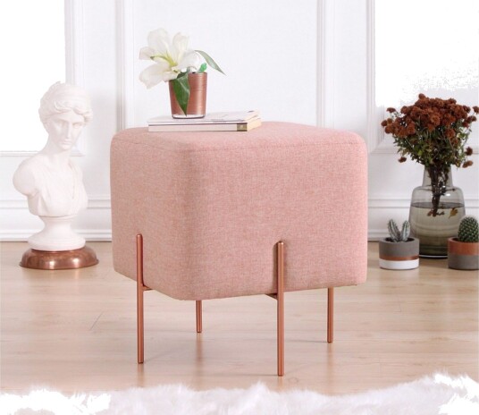 Yellowknife Sittepuff 40 cm Rosa