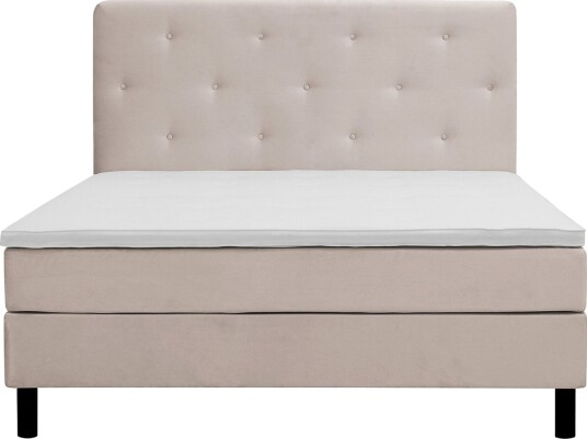 Dream Komplett Sengepakke 160x200 cm Asymmetriske knapper - Beige